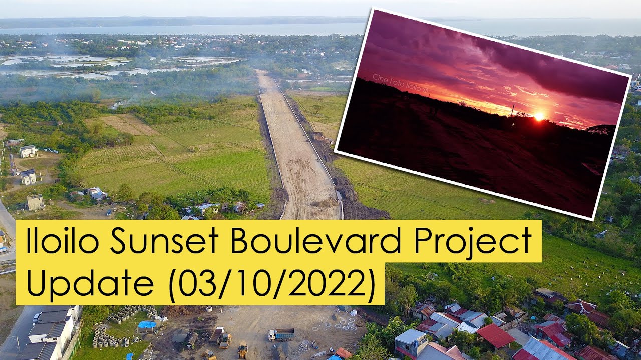 Iloilo City - Sunset Boulevard Update (with Drone Shot) (03/10/2022)