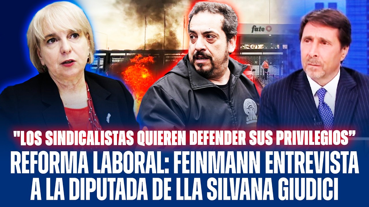 REFORMA LABORAL: FEINMANN ENTREVISTA A LA DIPUTADA DE LLA SILVANA GIUDICI