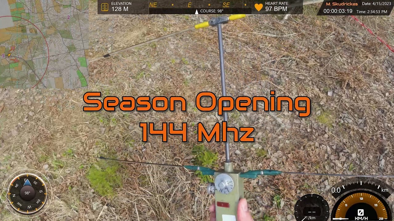 #ARDF 2023 - Season Opening - 144 Mhz - #FullRun