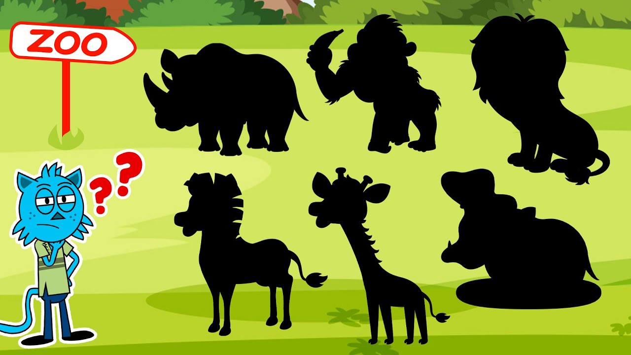 Animali dello Zoo per bambini 🦁🦓  | Video puzzle divertente ed educativo.