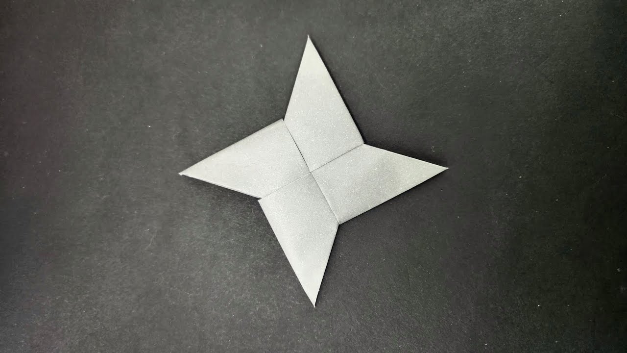 How to Make a Paper Ninja Star ⭐ | Origami Shuriken Tutorial (Easy) 