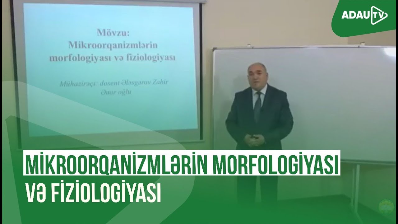 Mikroorqanizmlərin morfologiyasi və fiziologiyasi (Online dərs - 101)