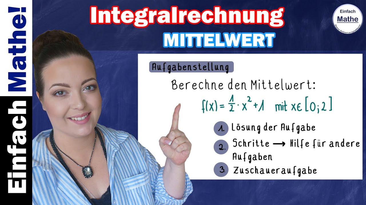 Mittelwert mit Integral by einfach mathe!