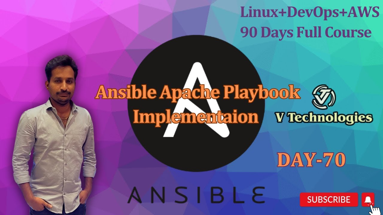 Day_70 | AWS DevOps 90 Days course | Ansible | Playbooks | Automation | NagiReddy | VTechnologies