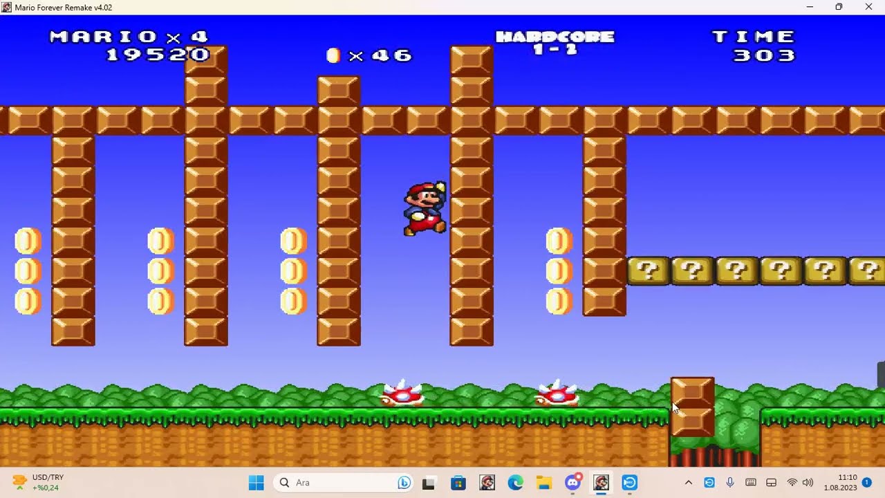 Mario Forever Remake 4.02 - Minus Worlds Passages