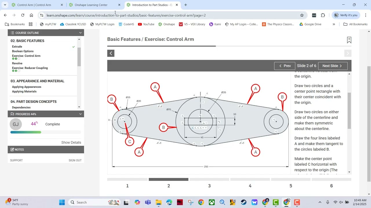 Onshape - Control Arm