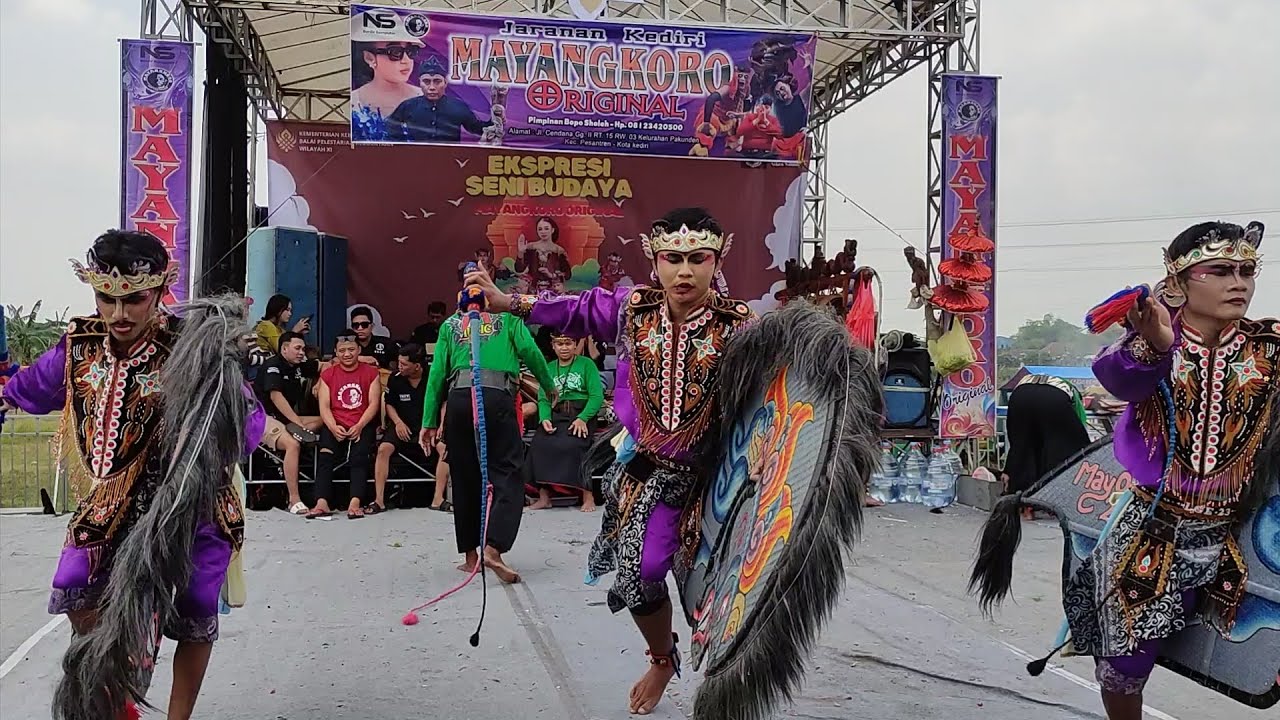 Jaranan MAYANGKORO ORIGINAL Kuda Lumping Kreasi❗️Live Lapangan Trowulan Mojokerto