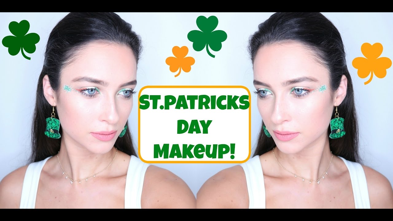 St.Patricks Day Makeup | Tutorial | Face Paint | Beginners | Ireland |