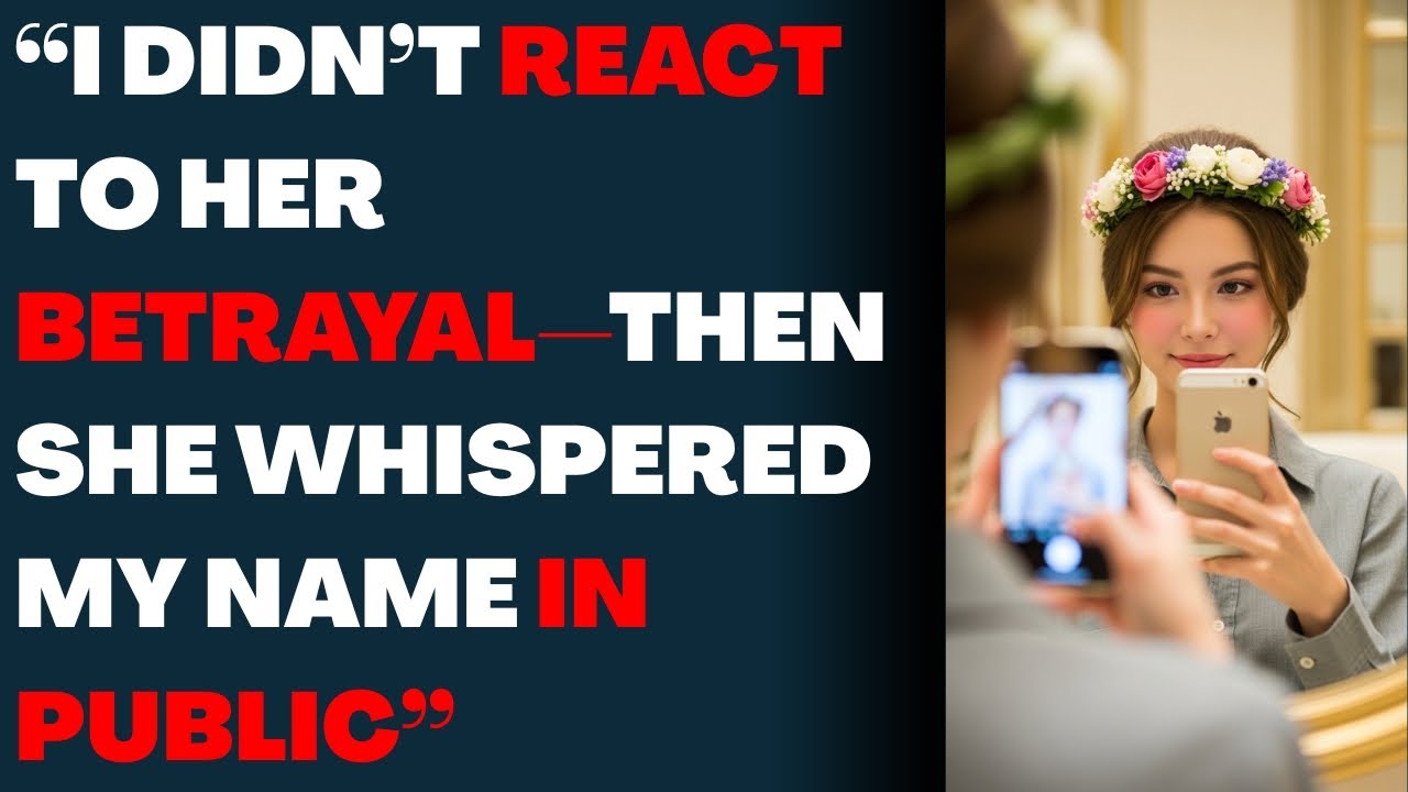 “I Didn’t React to Her Betrayal—Then She Whispered My Name in Public”