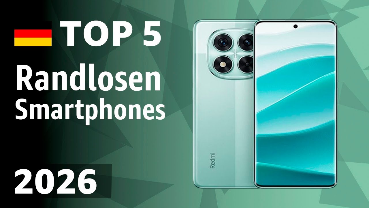 TOP-5: Die besten randlosen Smartphones [mit gebogenem Bildschirm] – Test 2026!