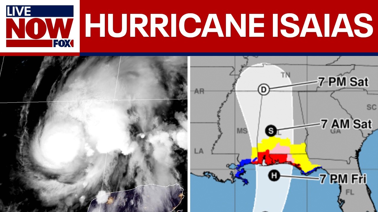 NEW: Isaias strengthens into hurricane, barrels toward Gulf Coast