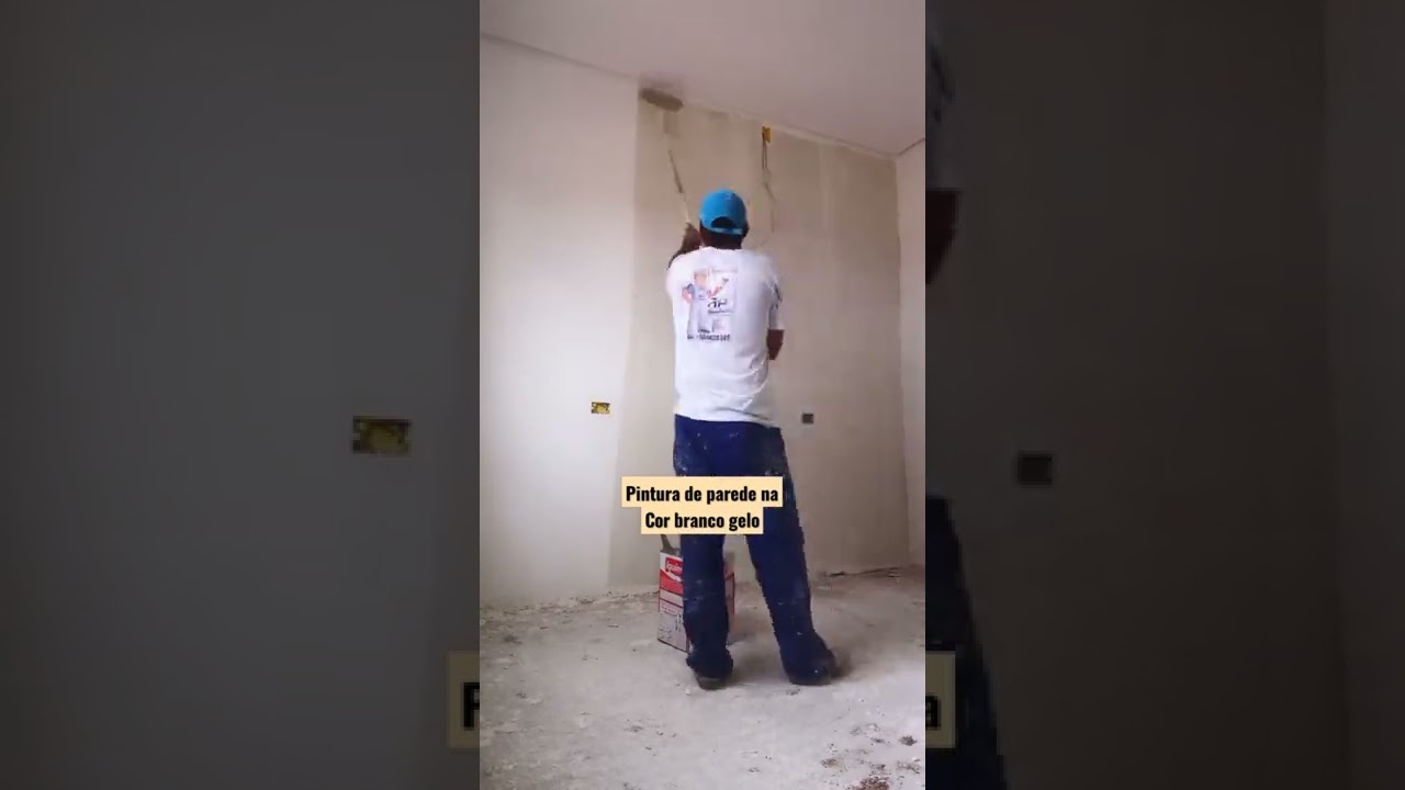 pintura de paredes na cor branco gelo!
