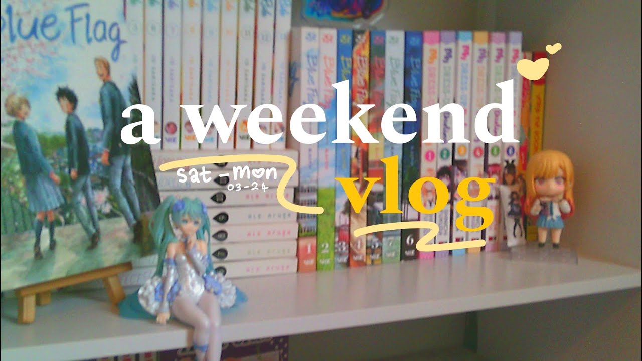a weekend vlog 🌻 emptying my bank account, cute new camera & reading manga!