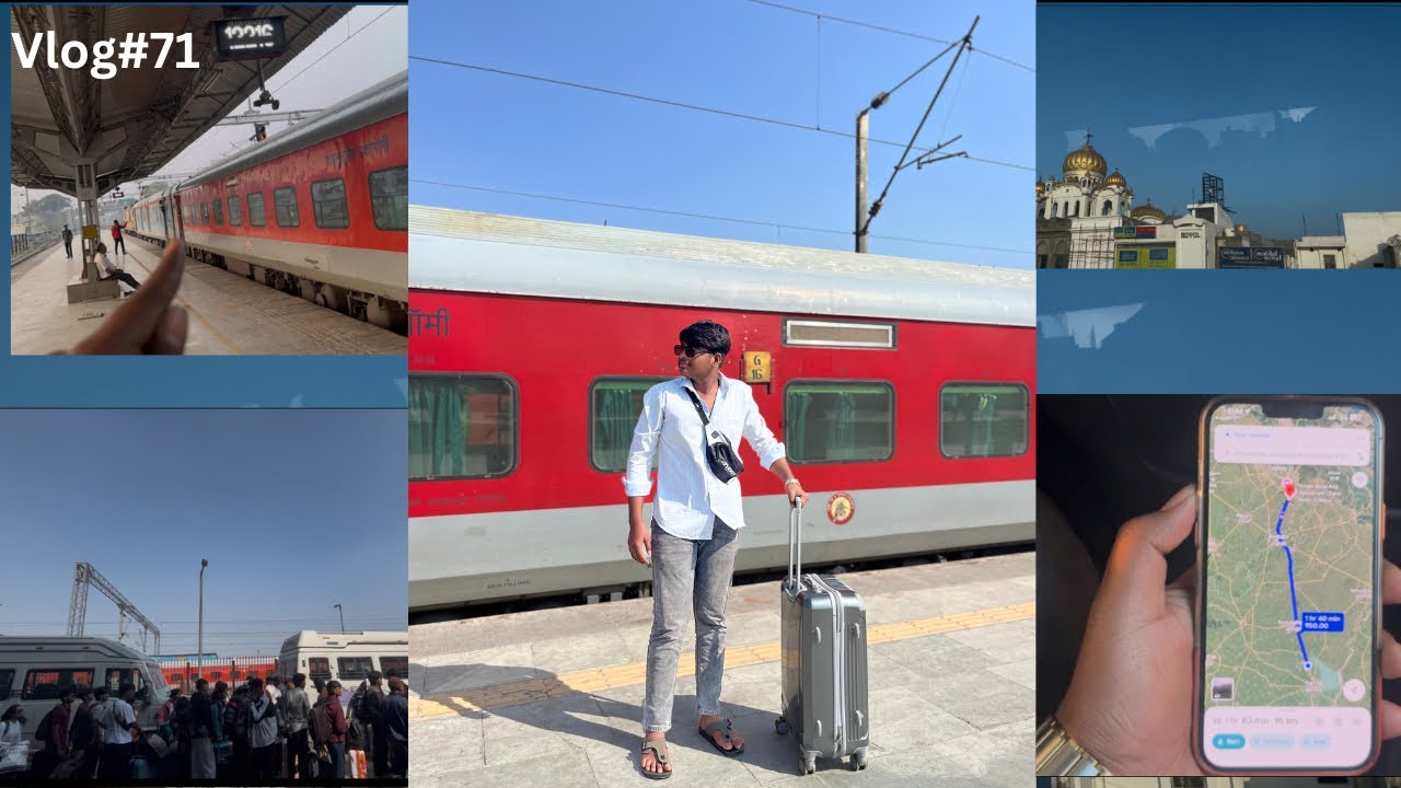 24 Hours, 1 Train, and a New City: Vlog #71(Karjat to Chandigarh)￼