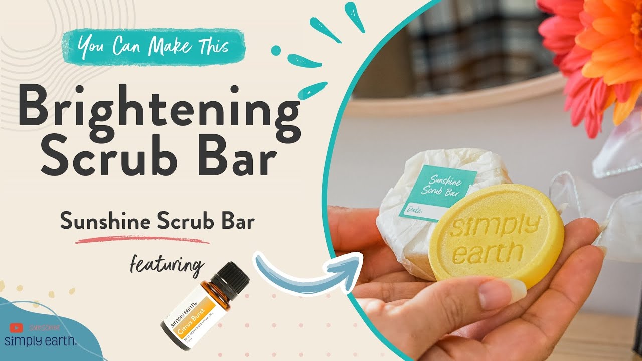This Sunshine Scrub Bar Recipe Will Totally Brighten Your Day! ☀️✨
