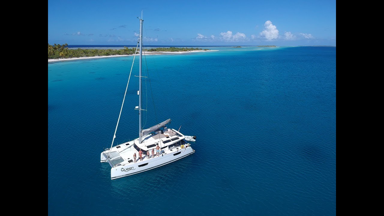Catamaran boat life Time for school in French Polynesia Ep 21