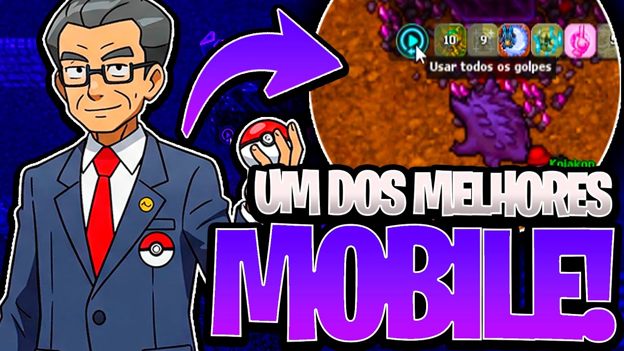 O MELHOR POKETIBIA MOBILE!😍🤯O NOVO INCRÍVEL UPDATE NO POKEMON BR! MOBILE E PC