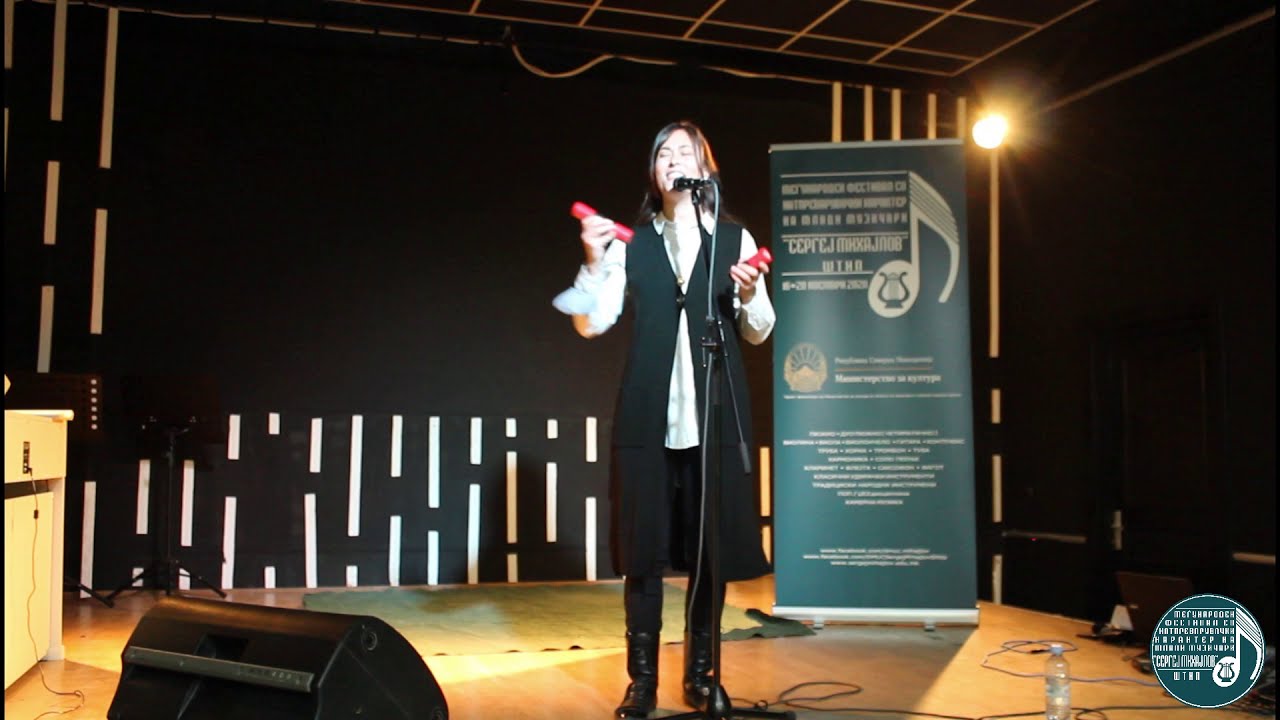 GRAND PRIX of THE FESTIVAL - POP and JAZZ category - BILJANA GJOSEVA (pop/jazz vocal) 2020