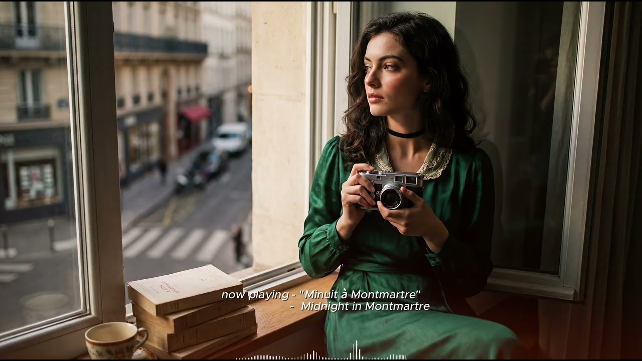 PARIS LOVE STORIES 🇫🇷 | Minuit à Montmartre | Relaxing French Love Songs