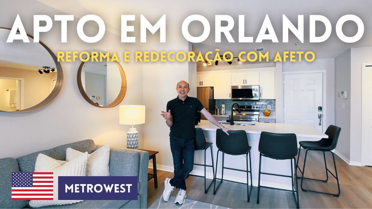 APARTAMENTO EM ORLANDO | METROWEST | REFORMA E REDECORAÇÃO COMPLETA | 20 MIN DA DISNEY