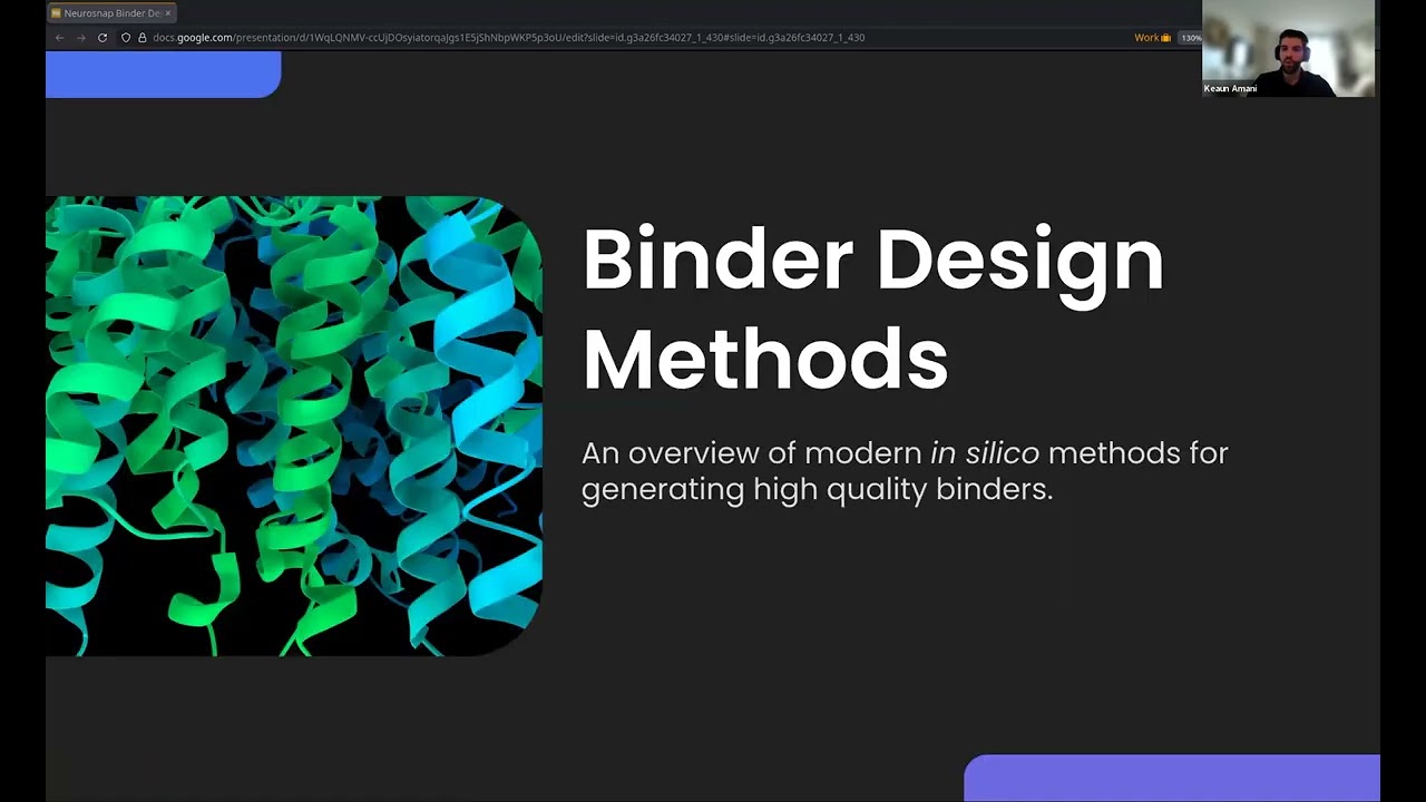 Neurosnap Binder Design & Analysis Workshop By Keaun Amani – Full Recording