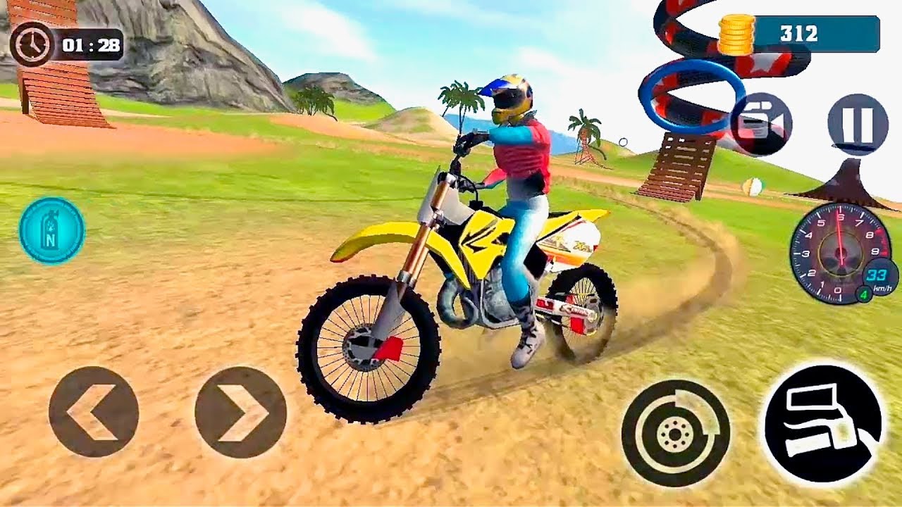 Motocross Beach Bike Stunt Racing 2018 - Offroad Bike Racing Game 3D Bike Games