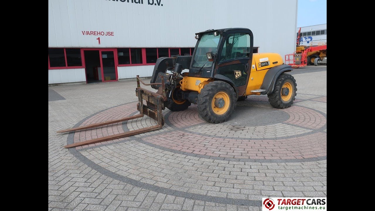 778453 JCB 527-55 DIESEL 4x4 TELEHANDLER 2008 4825HRS 560CM 2700KG
