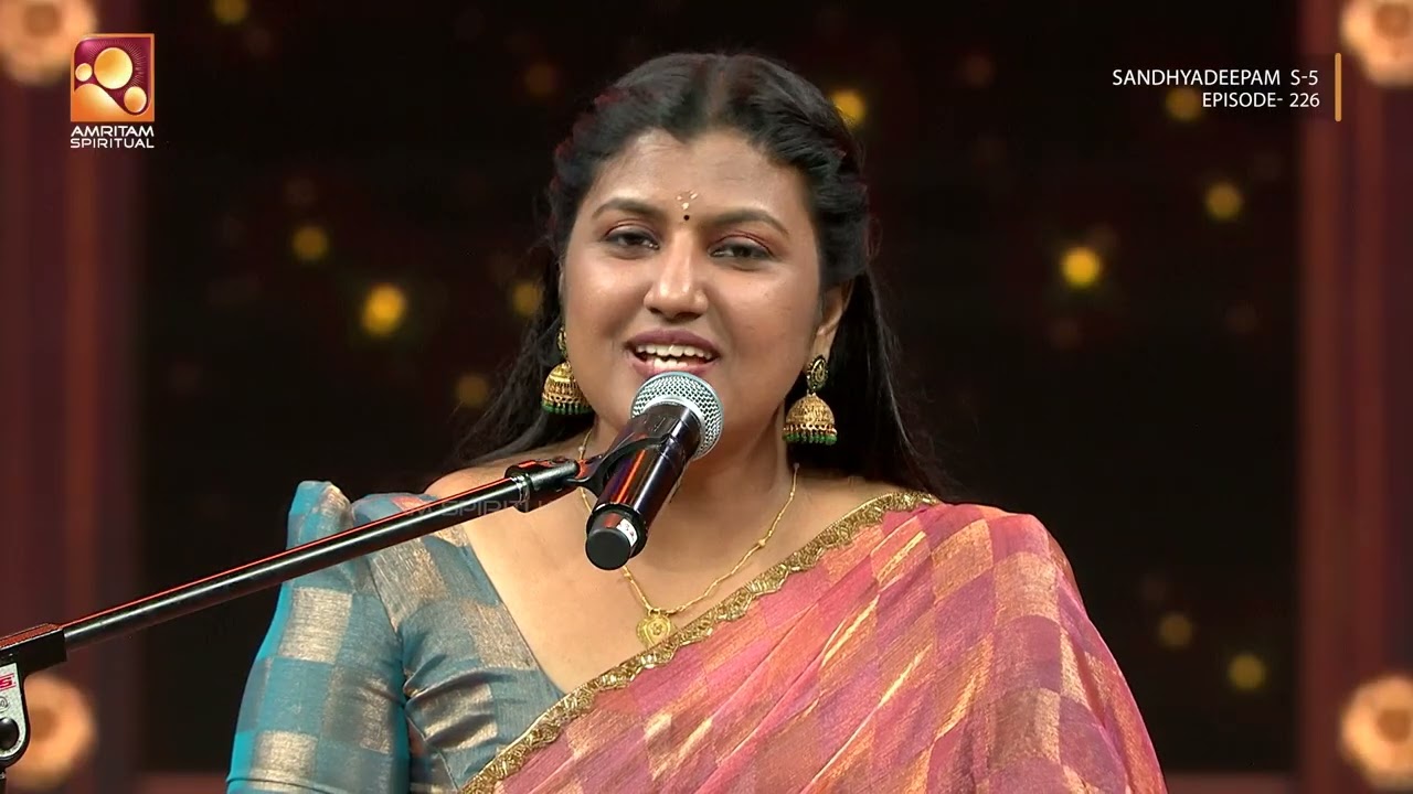 സന്ധ്യാനാമം ആലാപനവുമായി രജി രാധാകൃഷ്ണനും സംഘവും 🎵🎶| Sandhyadeepam Epi 226 | Highlights