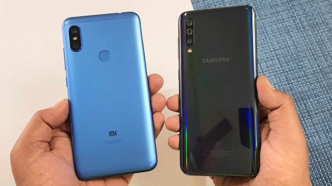 Samsung Galaxy A50 vs Redmi Note 6 Pro SpeedTest & Camera Test !!