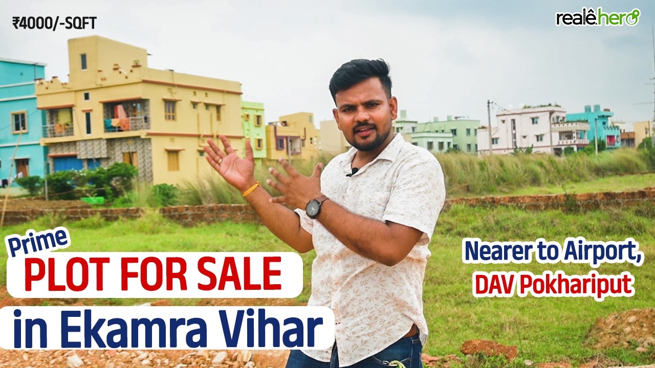 Golden Chance! Plot in Ekamra Vihar, Sundarpada | 5min to DAV Public School Pokhariput