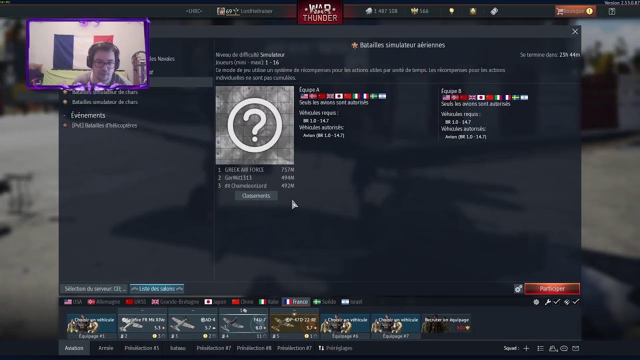 #warthunder on essaye de jouer en simu