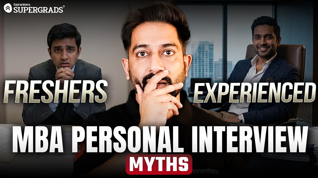 Work Experience DOESN'T Guarantee MBA PI Selection | DO THIS Instead (Fresher & Work-Ex Strategy) 💯