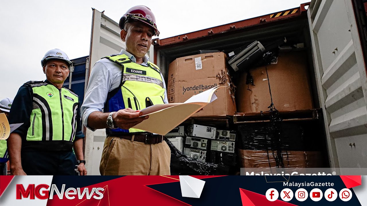 AKPS Rampas Lima Kontena E-Waste Terbiar Dua Tahun Di Pelabuhan Klang
