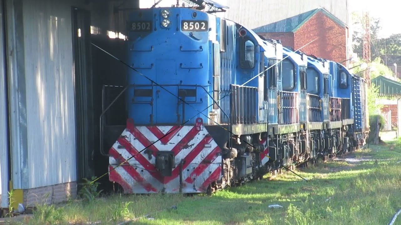 ALCO 8502 T.A.C. CON TREN DE LOCOMOTORAS EN SOLDINI