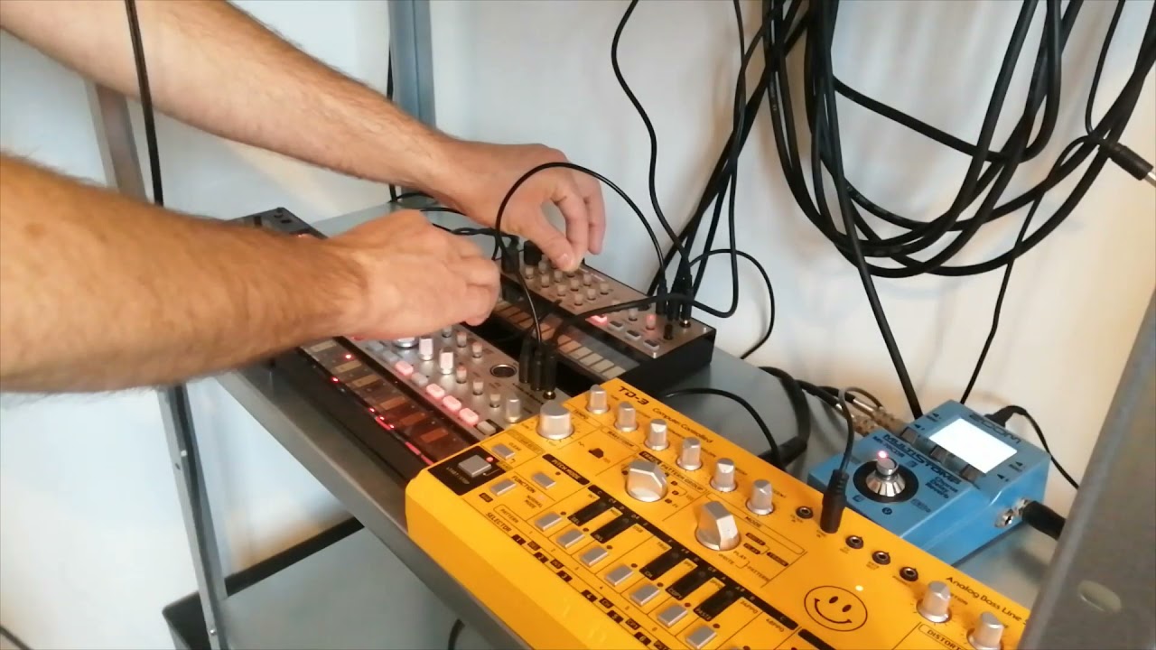 Korg Volca Drums, Keys, Bass, Behringer TD-3: Fuel Crisis