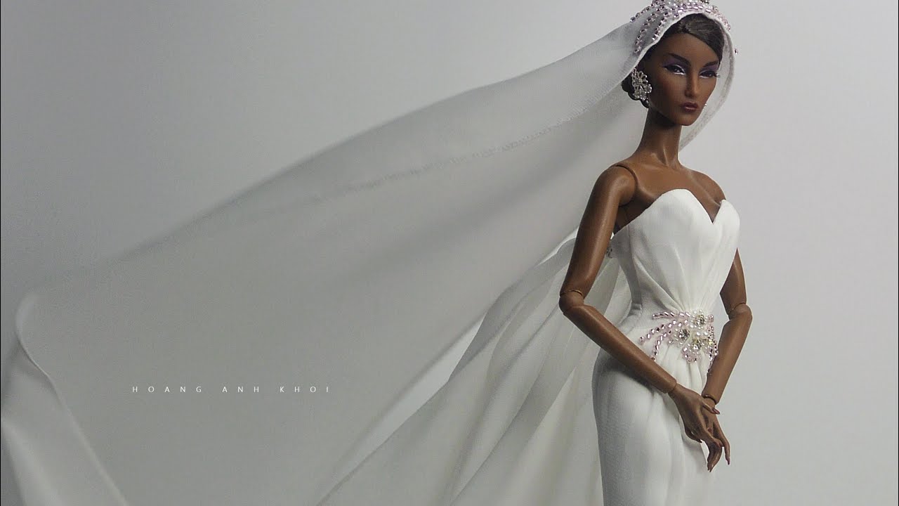 Making of IRENE, The Wedding Dress For Fashion Royalty.