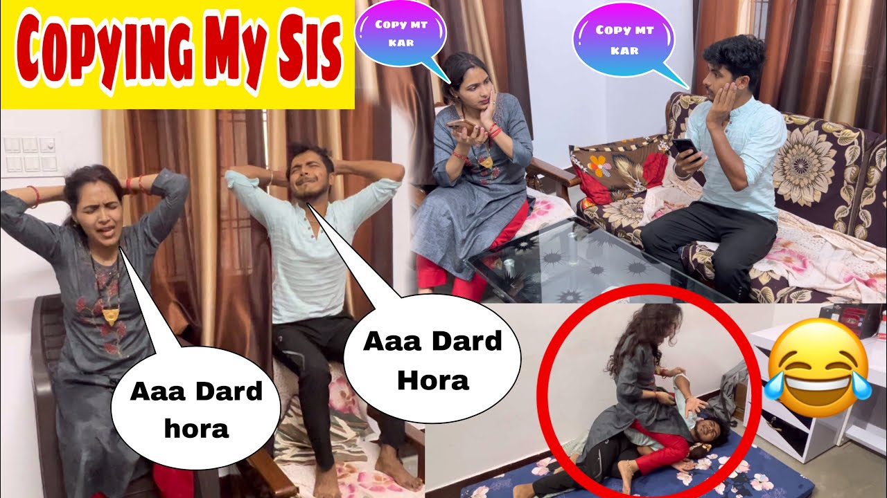 Copying My Angry Sister 😂Prank  Gone Wrong ❌ || Ankush The Vlogs