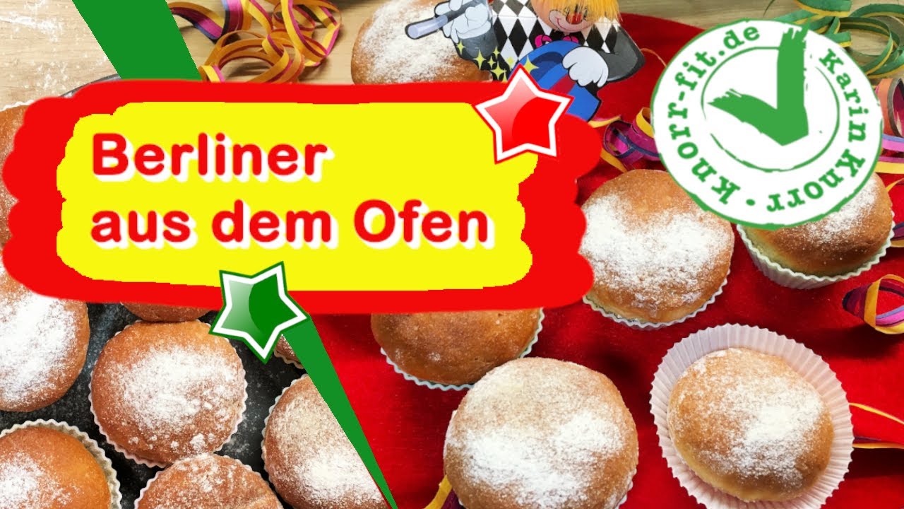BERLINER AUS DEM OFEN I Krapfen ohne Frittieren I Karin Knorr Ern&auml;hrungstraining