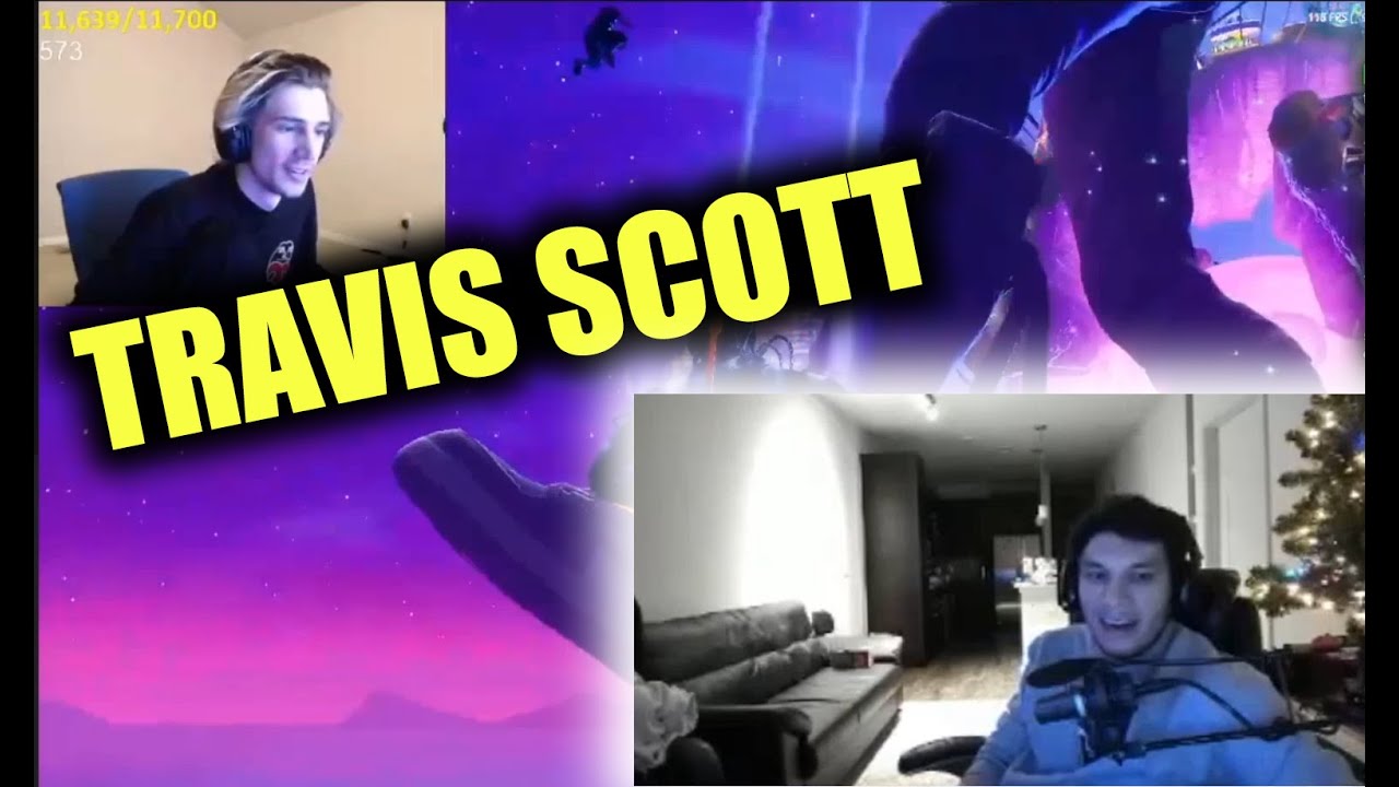 Trainwreckstv reacts to ( xQc reacting to ) the Fortnite Travis Scott Event
