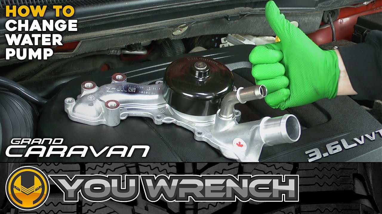 How to Change Water Pump - Dodge Grand Caravan (3.6 V6 2011-2021) - YOU WRENCH