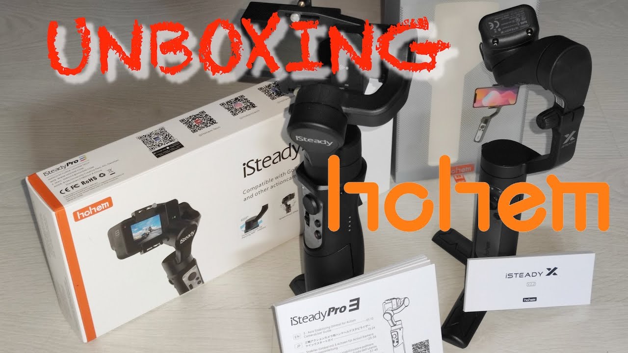 Hohem iSteady X + iSteady Pro unboxing