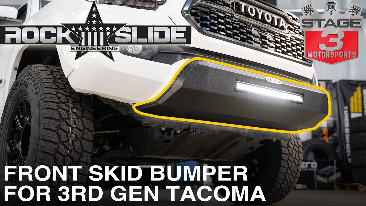 Rock Slide Engineering Front Bumper Skid Install | 2016-2023 Tacoma Off-Road Protection Upgrade