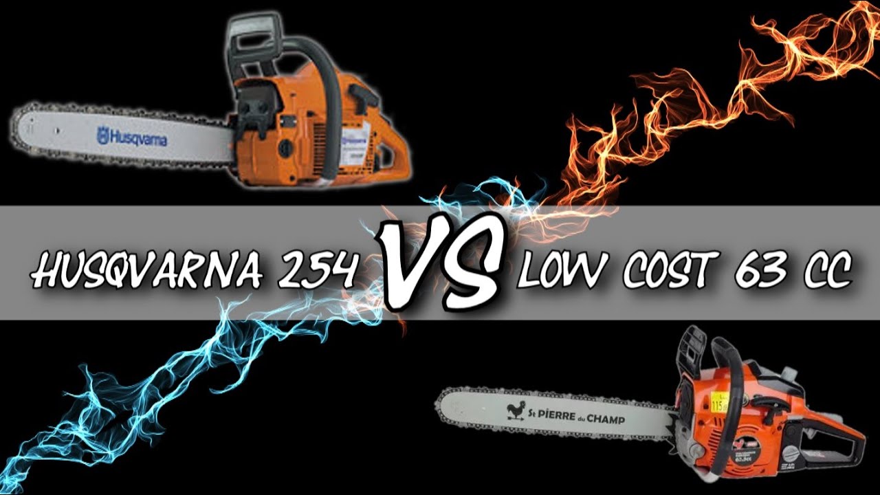 Comparatif Tronçonneuse Low Cost 63Cc 98€ VS Husqvarna 254 54Cc Autonomie & Chauffage Coupe de bois