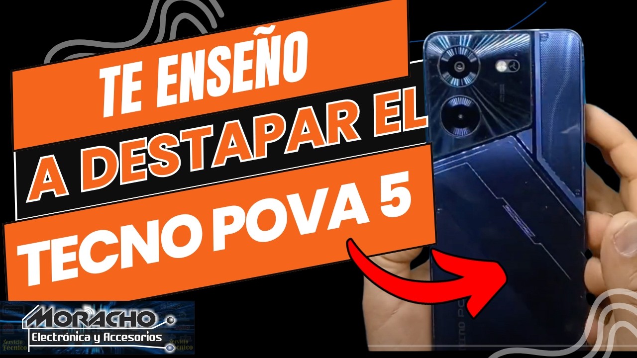 Cómo Destapar o Desarmar Celular TECNO POVA 5 - TUTORIAL