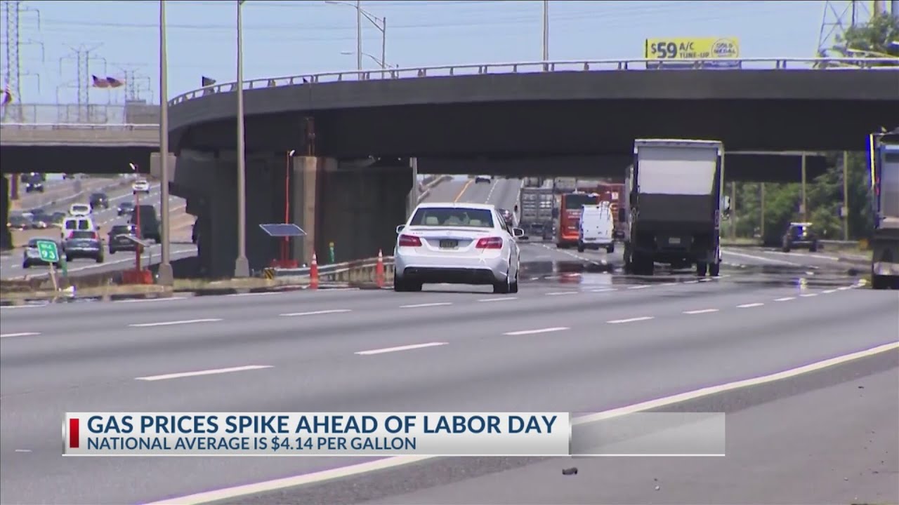 Gas prices spike ahead of Labor Day