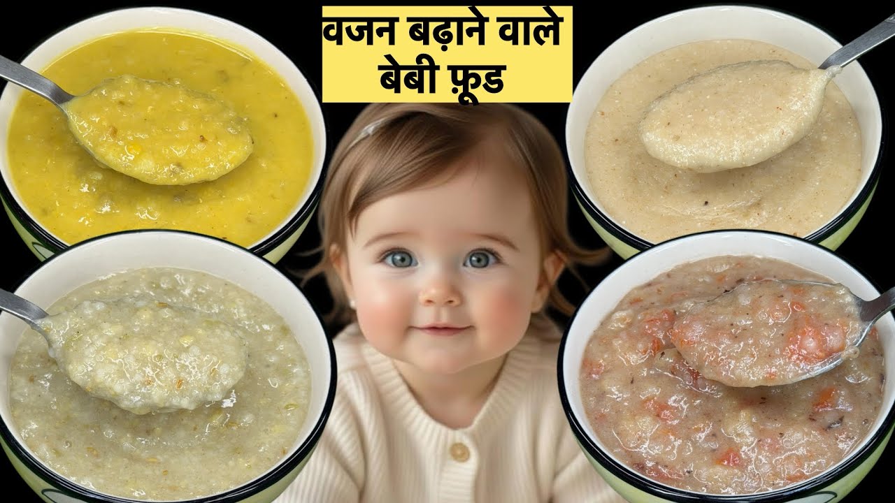 बच्चो का दिमाग़ 🧠 तेज करने के लिए चार हेल्दी रेसिपी /Baby food / Quick & easy baby food | 