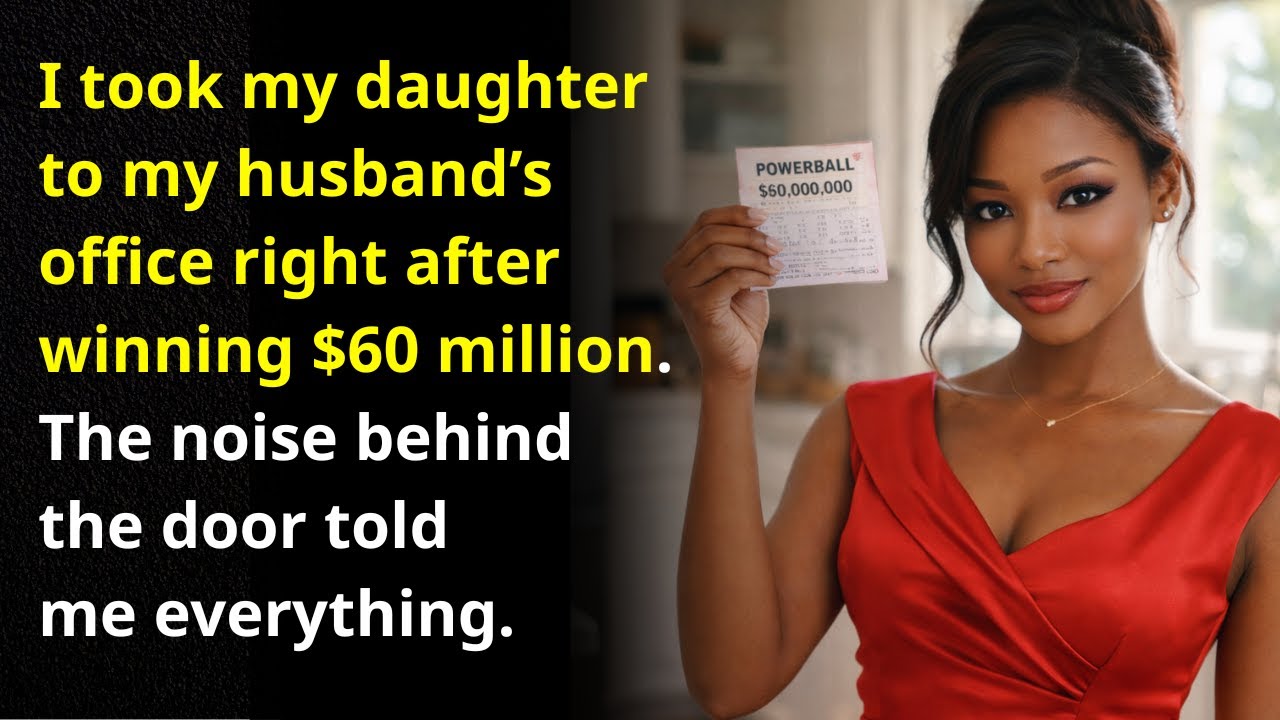 After Winning $60 Million, I Rushed to My Husband’s Office With My Daughter. The Sounds Froze Me.