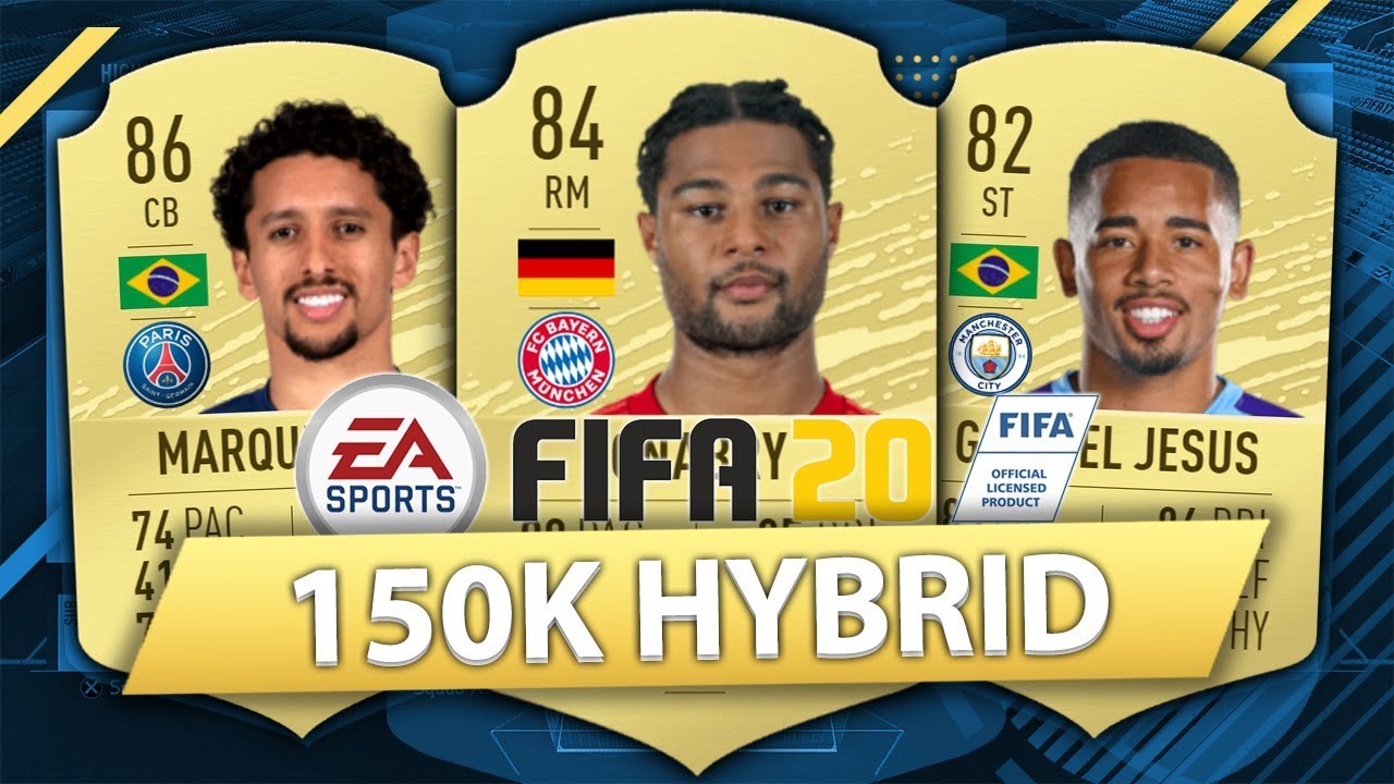FIFA 20: BEST POSSIBLE 150K SQUAD BUILDER (150K HYBRID)