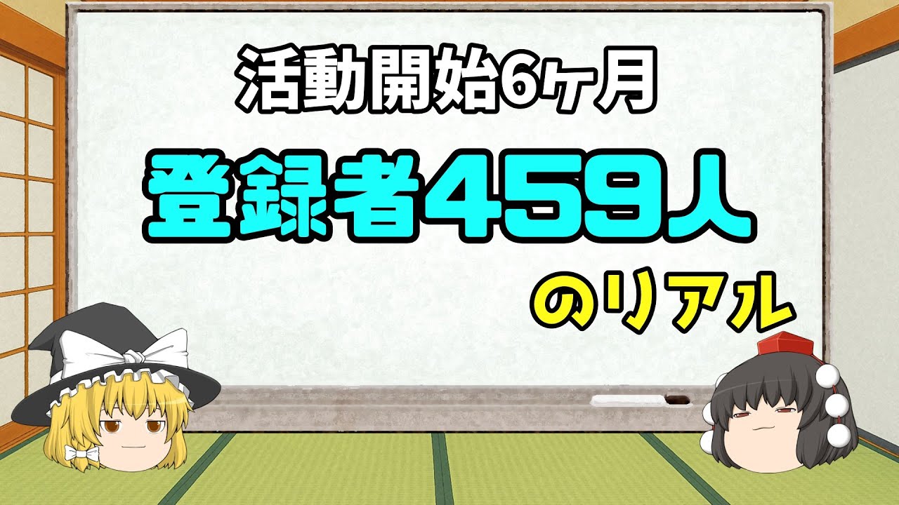 【活動ふり返り】ゆっくり実況を6ヶ月やってみました【初心者】【挑戦】