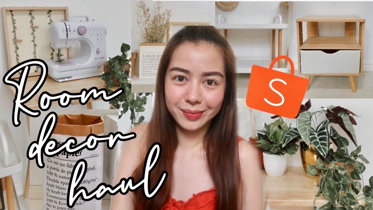 ROOM DECOR + FURNITURE + DIY Shopee HAUL 2020 | Beverly Lulu